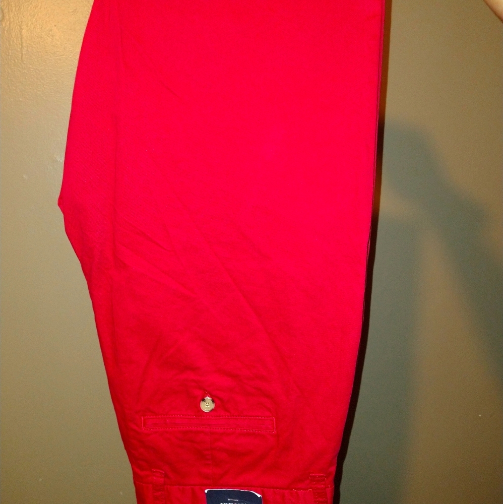 Red Tommy Polo pants